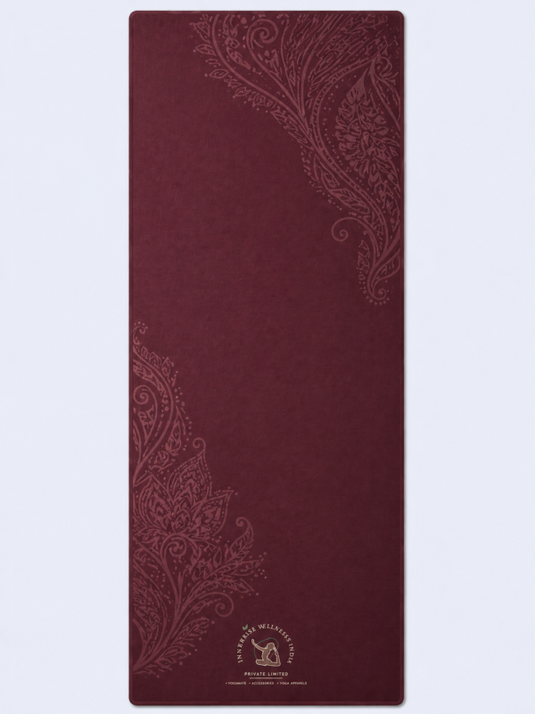 Maroon Yoga Mat India