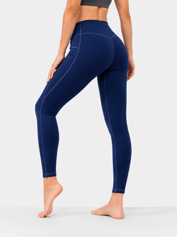 InnerRise FlexCurve Women’s Yoga Leggings – Navy Blue Edition