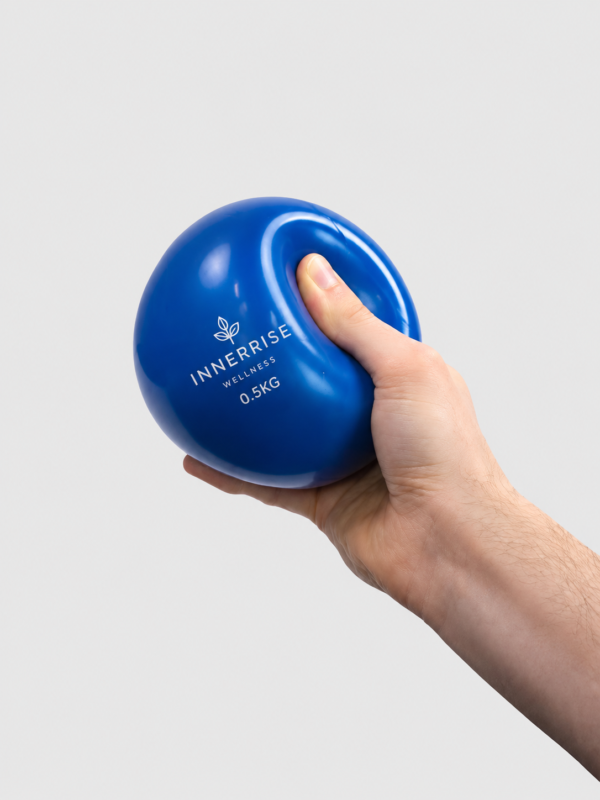 InnerRise Soft Weighted Pilates Balls – Sand Filled Fitness Balls