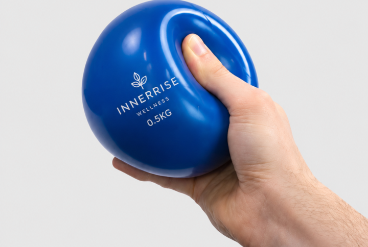 InnerRise Soft Weighted Pilates Balls – Sand Filled Fitness Balls