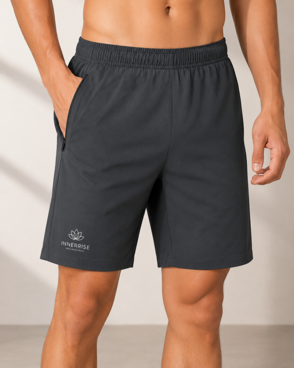 InnerRise NatureFlex Men’s Yoga Shorts – Sage Green Edition