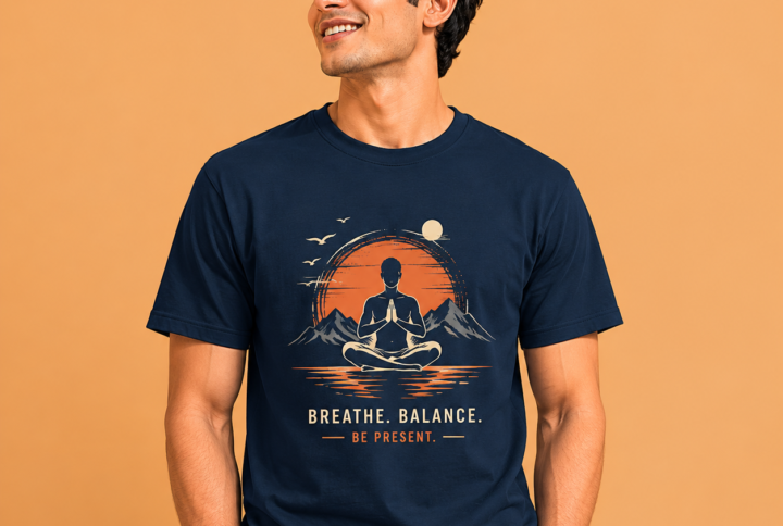 Breathe Balance Men's Yoga T-Shirt
