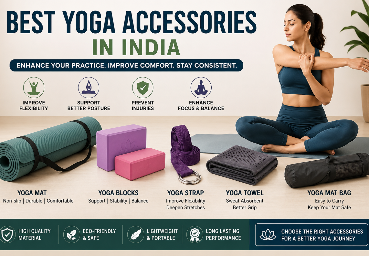 best yoga accessories in India