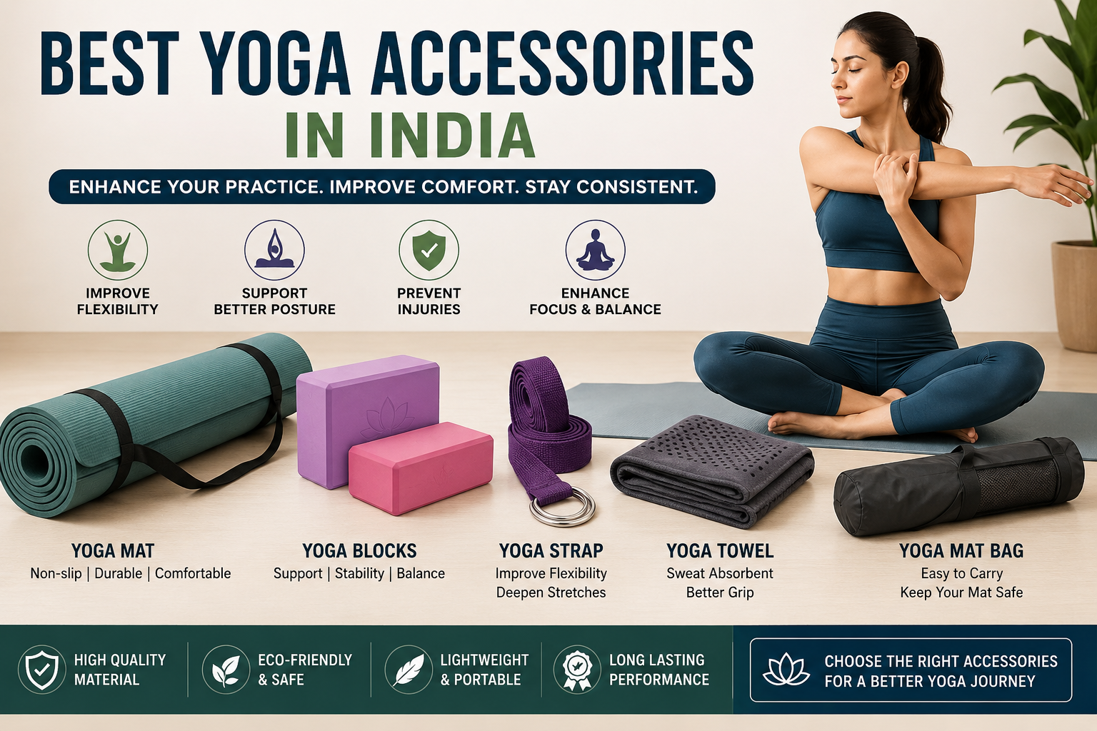 best yoga accessories in India