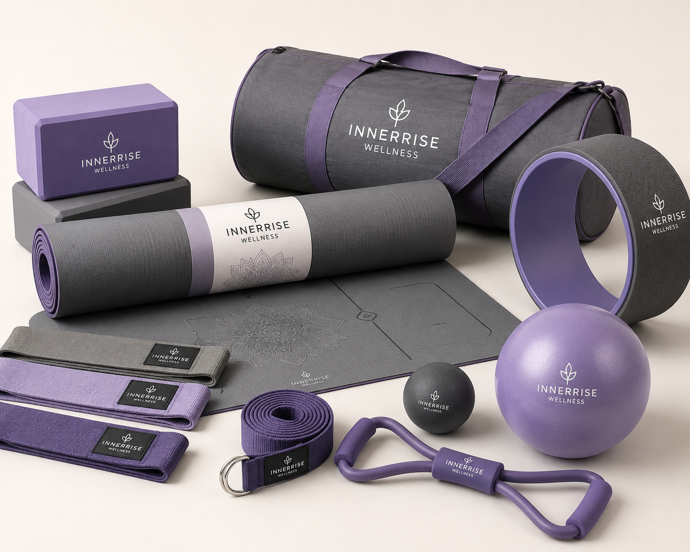 InnerRise Wellness Premium Yoga Kit InnerRise Wellness Premium Yoga Kit
