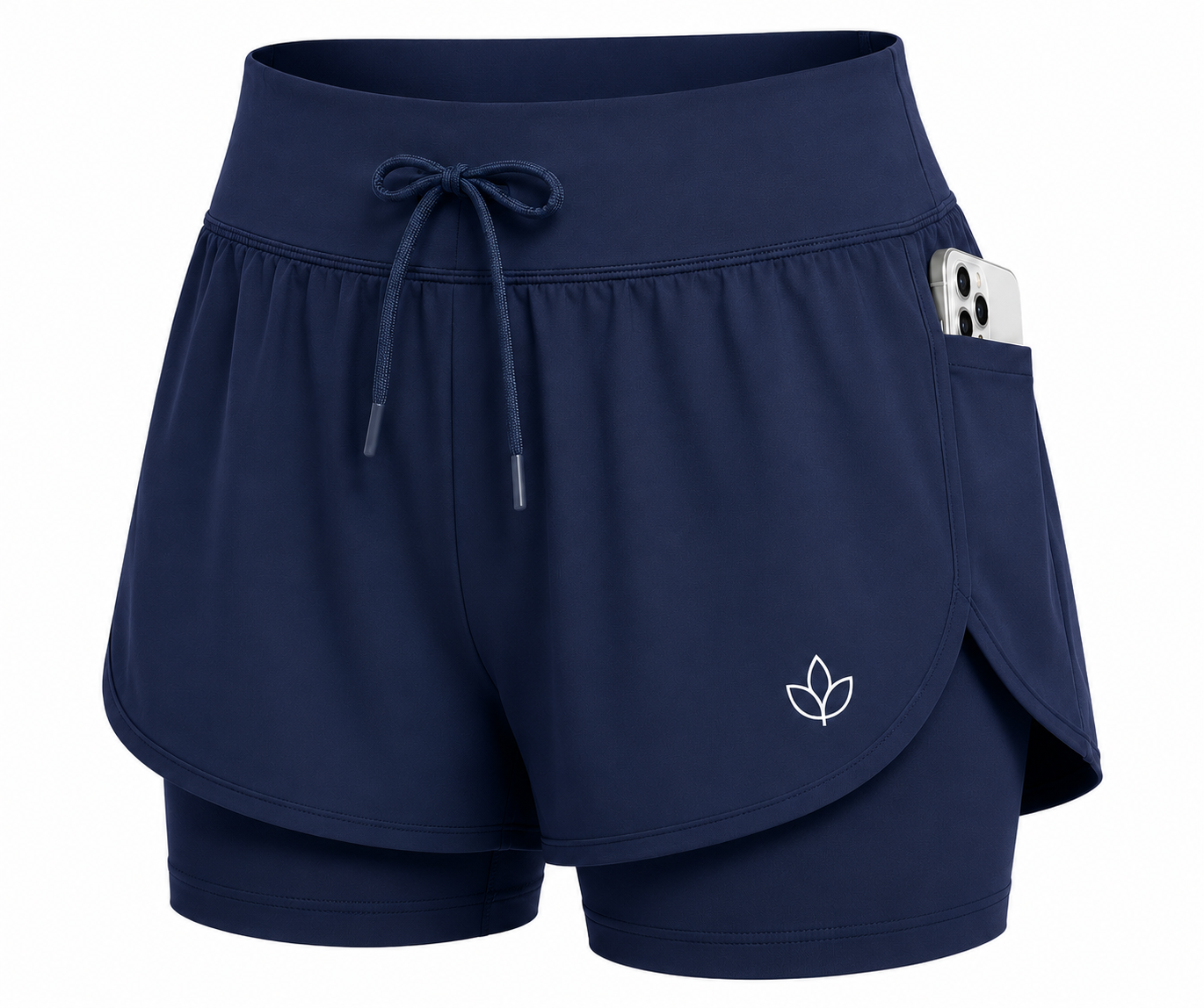 InnerRise ActiveFlow Women's Yoga Shorts – Midnight Navy Edition InnerRise ActiveFlow Women's Yoga Shorts – Midnight Navy Edition